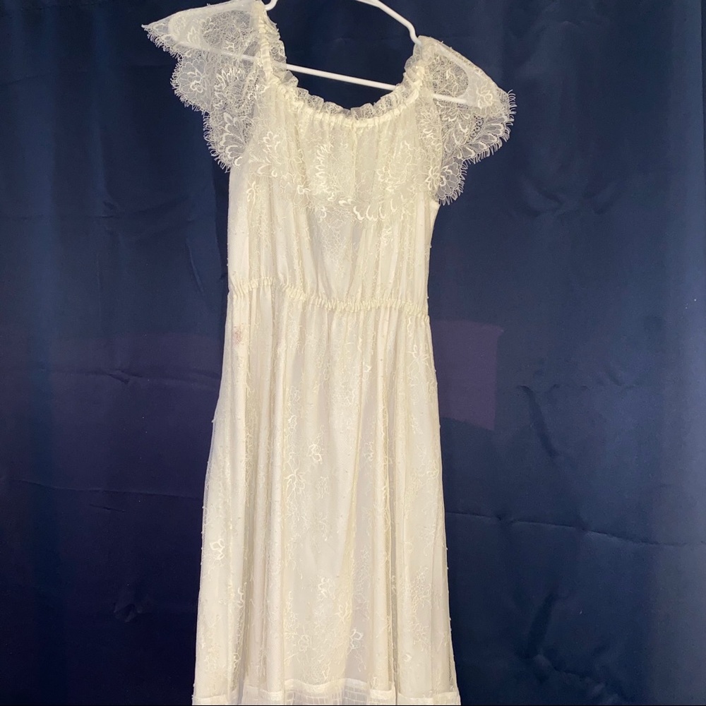 NWT The Kooples Ivory Lace Dress